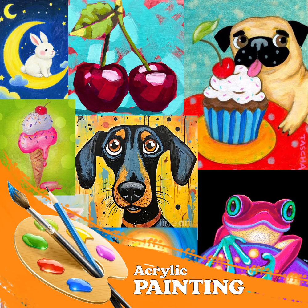 Brilliant Brushstroke Art Party Package