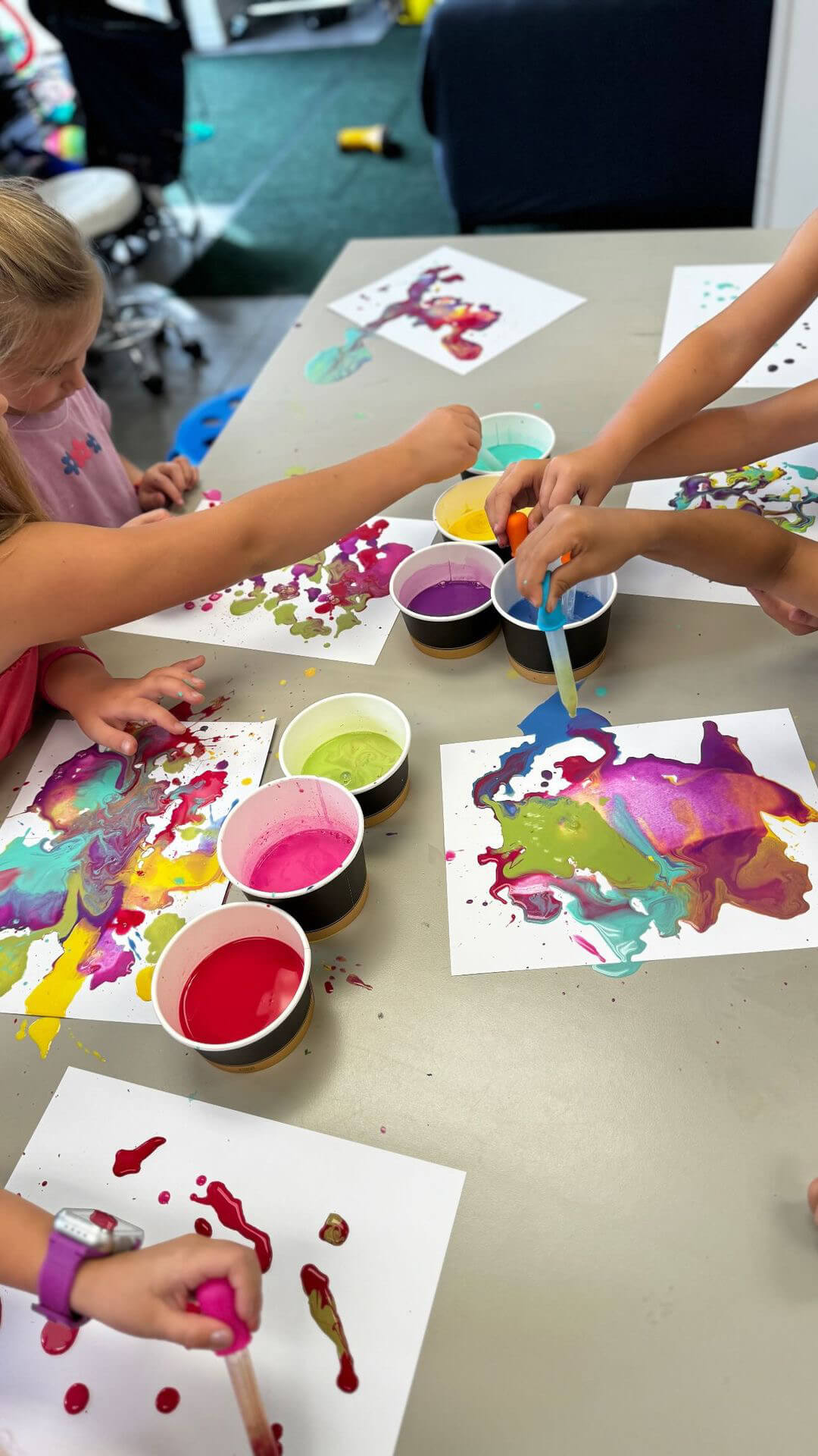 Art Camp - Paint Pouring