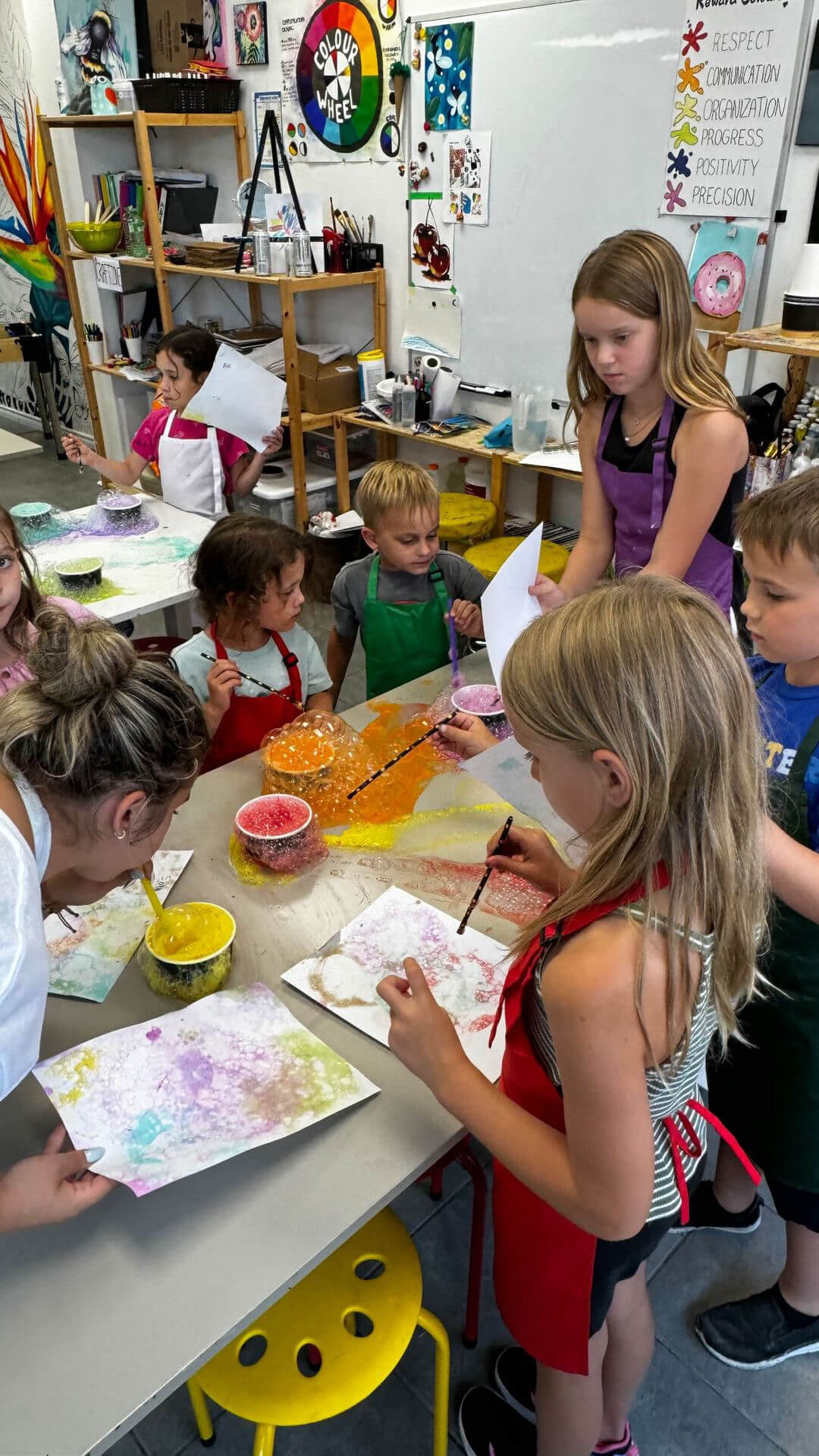 Art Camp - Bubble Art