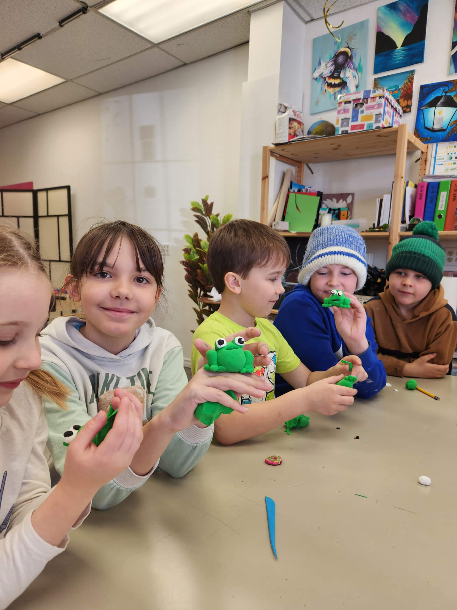 Art Camp - Clay Frogs Craft