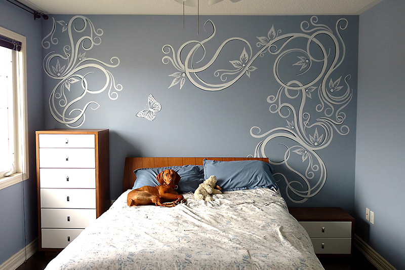 Elegant design wall painting