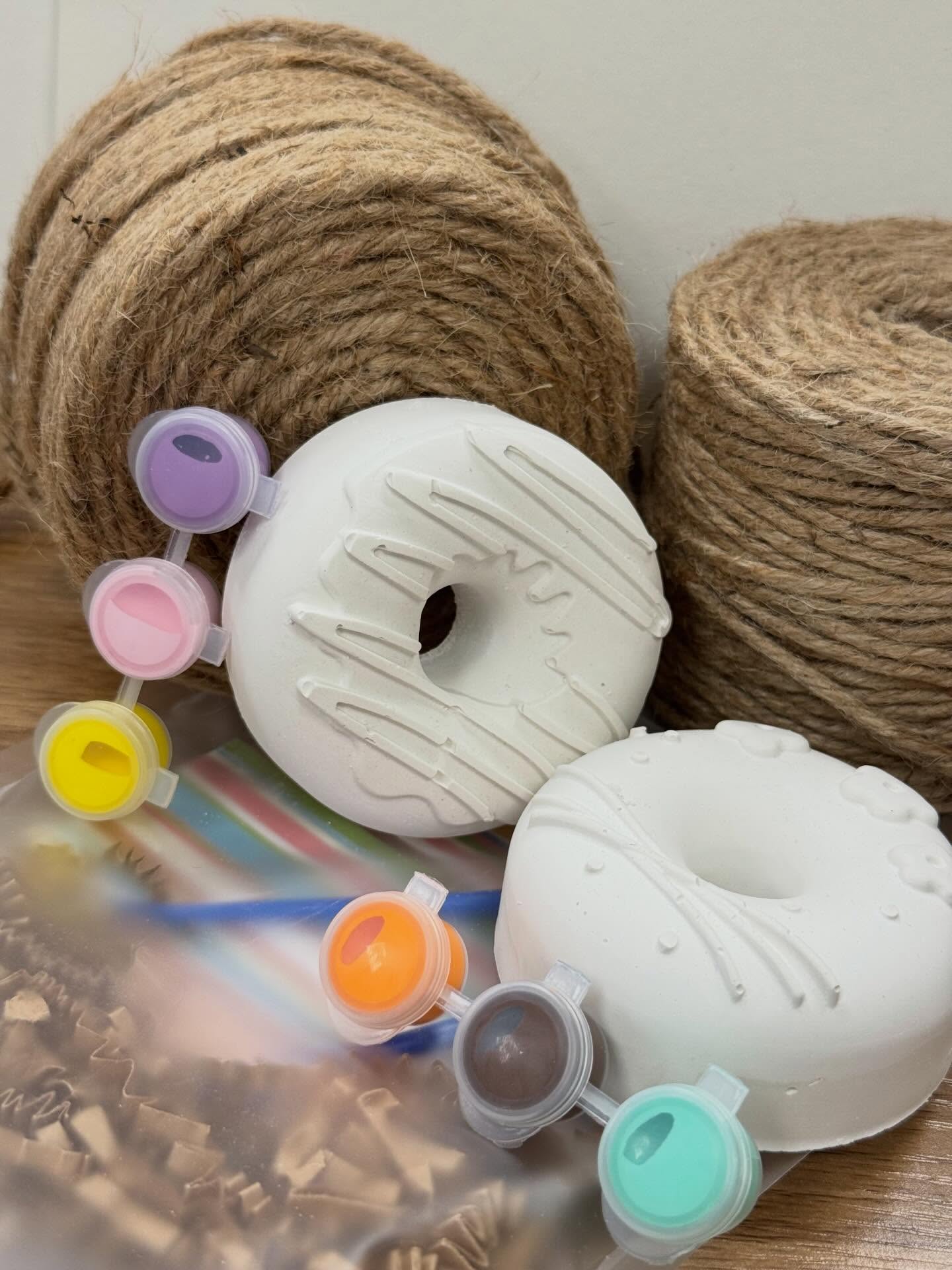 Doughnut Paint Your Own Plaster Kit