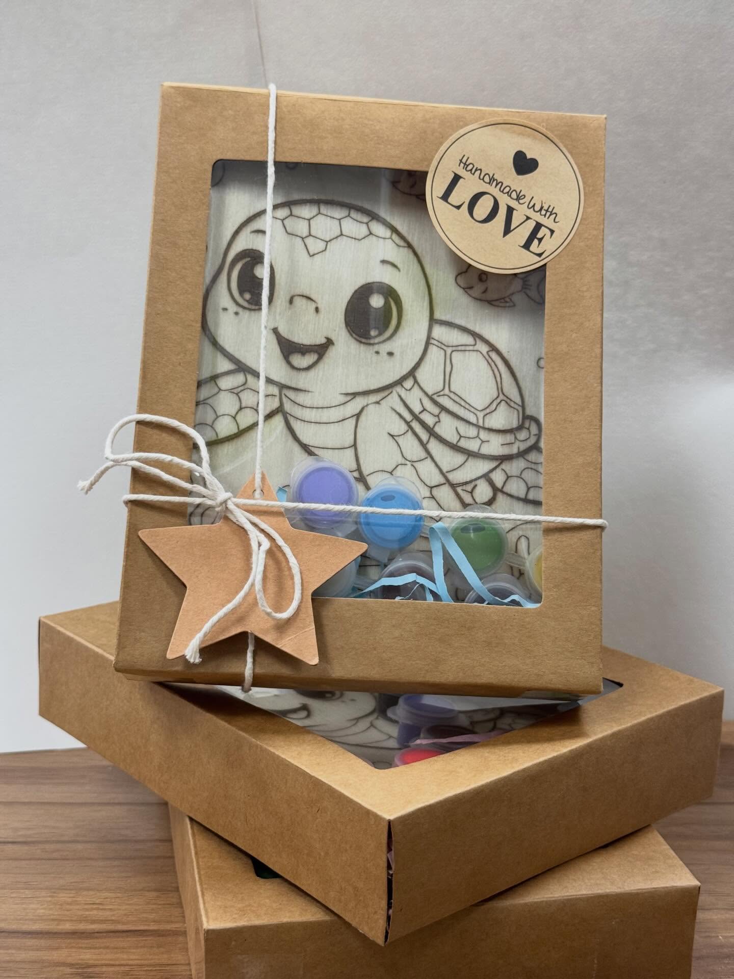 Turtle Wood Painting Kit